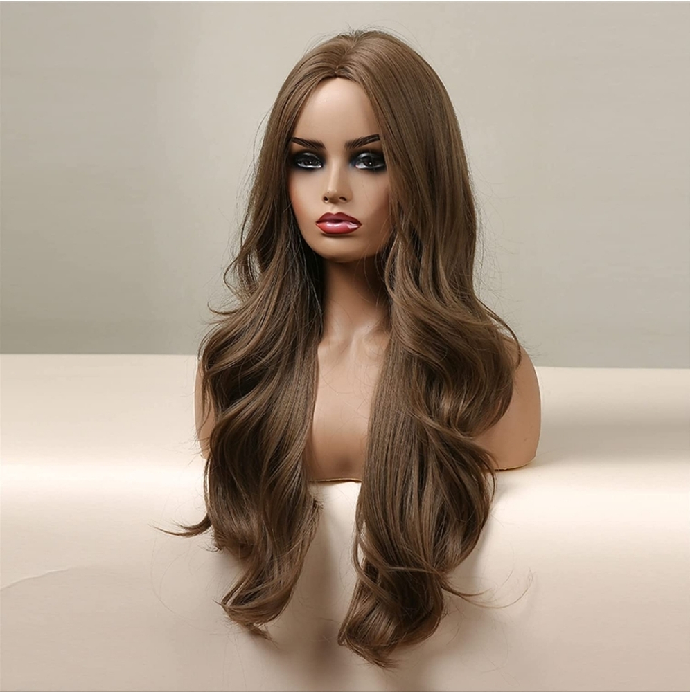 Natural Ombre Brown Synthetic Wig